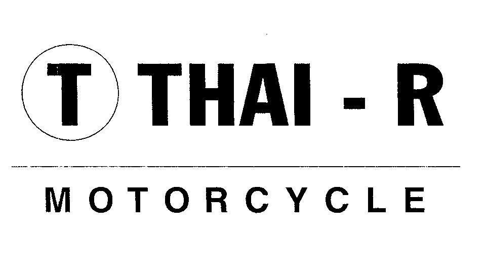 Mẫu nhãn hiệu T THAI - R MOTORCYCLE