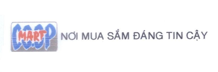 Mẫu nhãn hiệu CO.OP MART Nơi Mua Sắm Đáng Tin Cậy