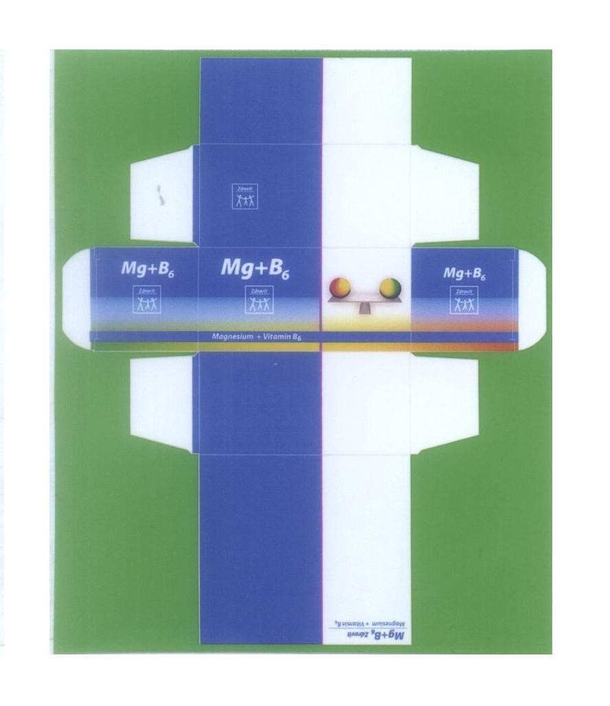 Mẫu nhãn hiệu Mg+B6 Zdrovit Magnesium + Vitamin B6