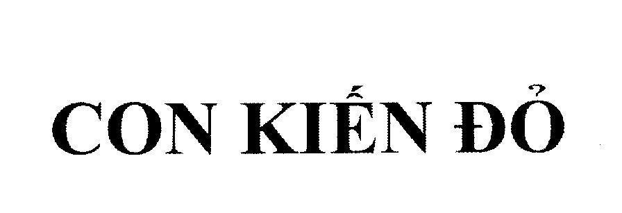 Mẫu nhãn hiệu Con Kiến Đỏ