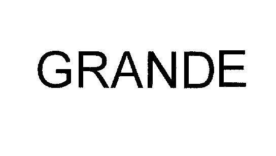 Mẫu nhãn hiệu GRANDE