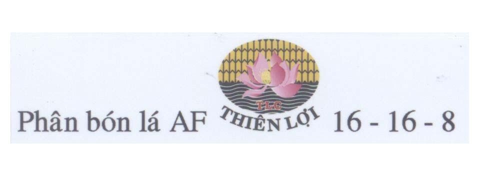 Mẫu nhãn hiệu TLC Thiên Lợi Phân bón lá AF 16-16-8