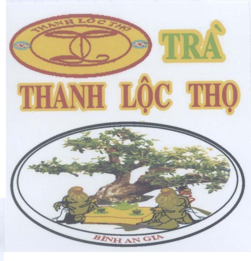 Mẫu nhãn hiệu Trà Thanh Lộc Thọ Bình An Gia