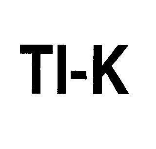 Mẫu nhãn hiệu TI-K