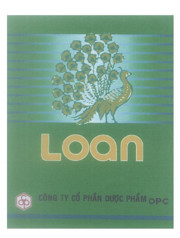 Mẫu nhãn hiệu Loan Công ty Cổ Phần Dược Phẩm OPC