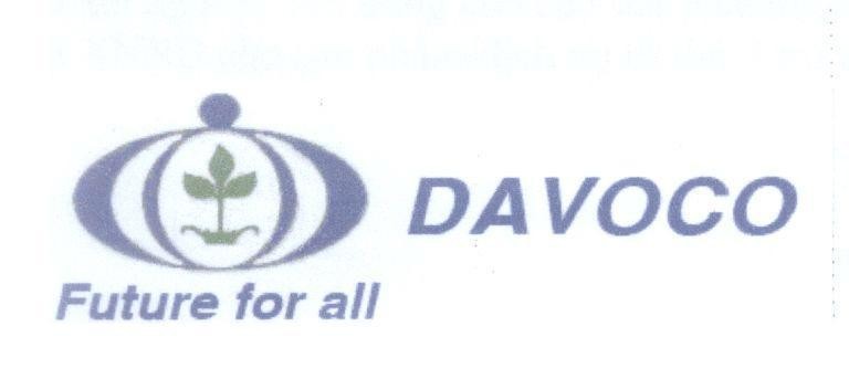 Mẫu nhãn hiệu DAVOCO Future for all