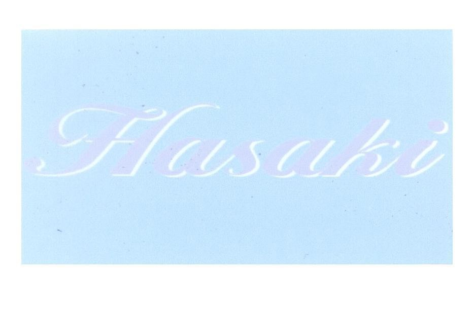 Mẫu nhãn hiệu Hasaki