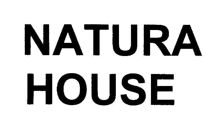 Mẫu nhãn hiệu NATURA HOUSE