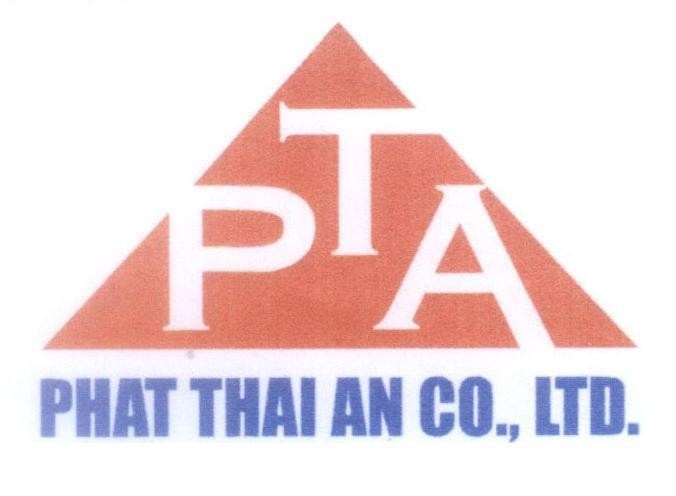 Mẫu nhãn hiệu PTA P T A PHAT THAI AN CO., LTD.