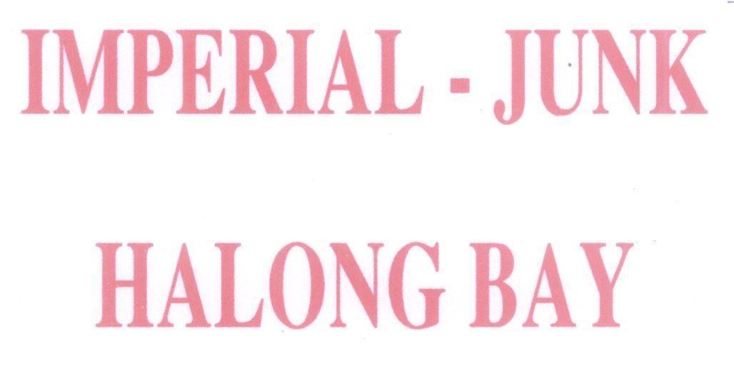 Mẫu nhãn hiệu IMPERIAL - JUNK HALONG BAY