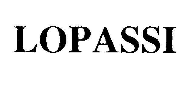 Mẫu nhãn hiệu LOPASSI