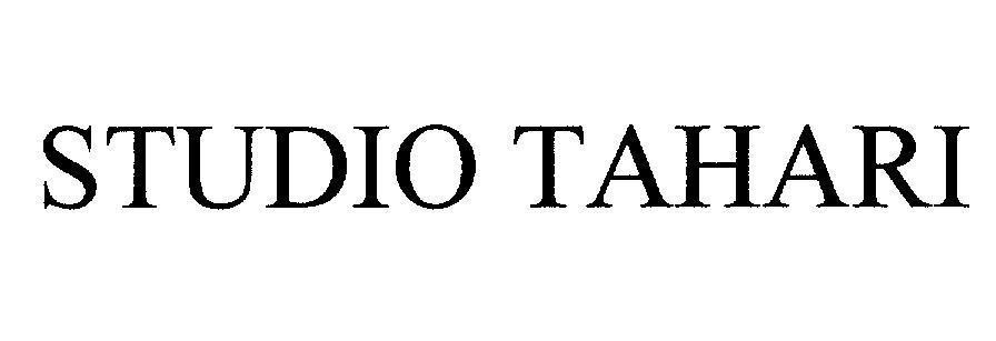 Mẫu nhãn hiệu STUDIO TAHARI