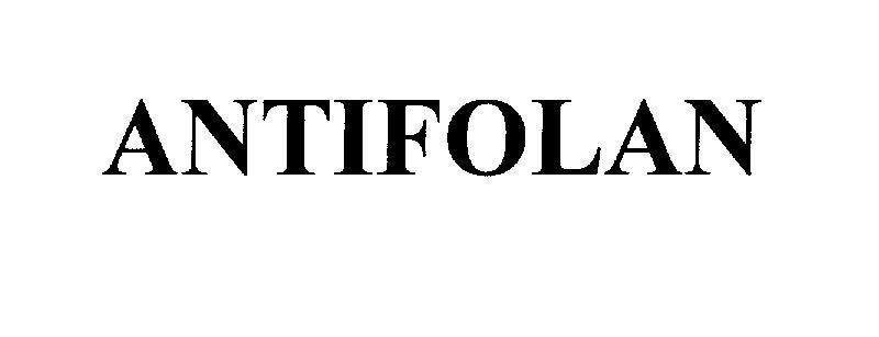 Mẫu nhãn hiệu ANTIFOLAN