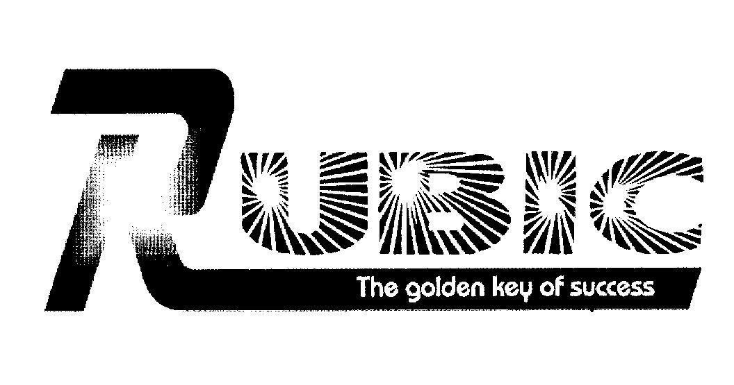 Mẫu nhãn hiệu RUBIC The golden key of success