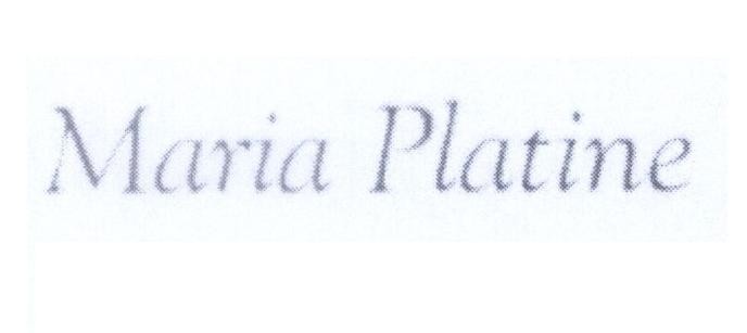 Mẫu nhãn hiệu Maria Platine