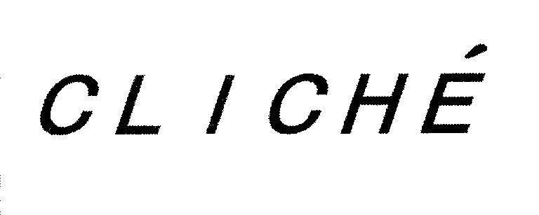 Mẫu nhãn hiệu CLICHE