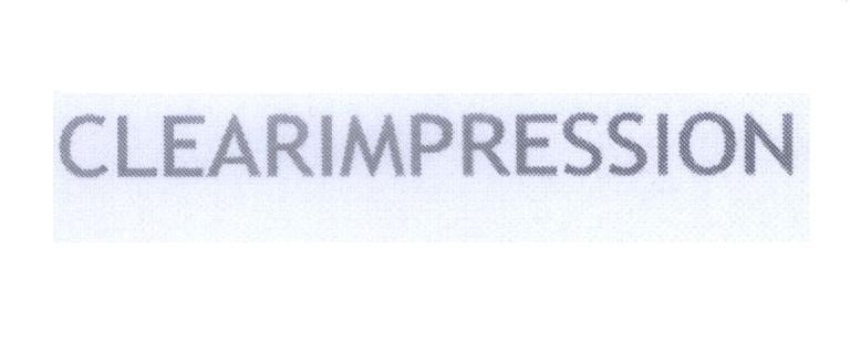 Mẫu nhãn hiệu CLEARIMPRESSION