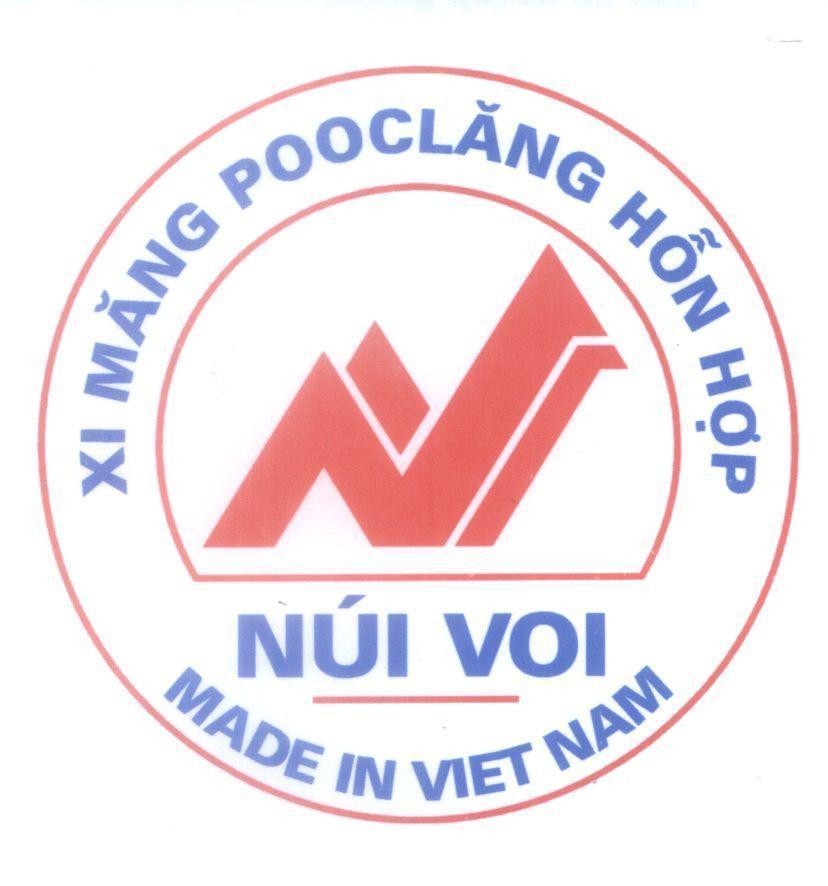 Mẫu nhãn hiệu NV Xi Măng PoocLăng Hỗn Hợp Núi Voi MADE IN VIETNAM