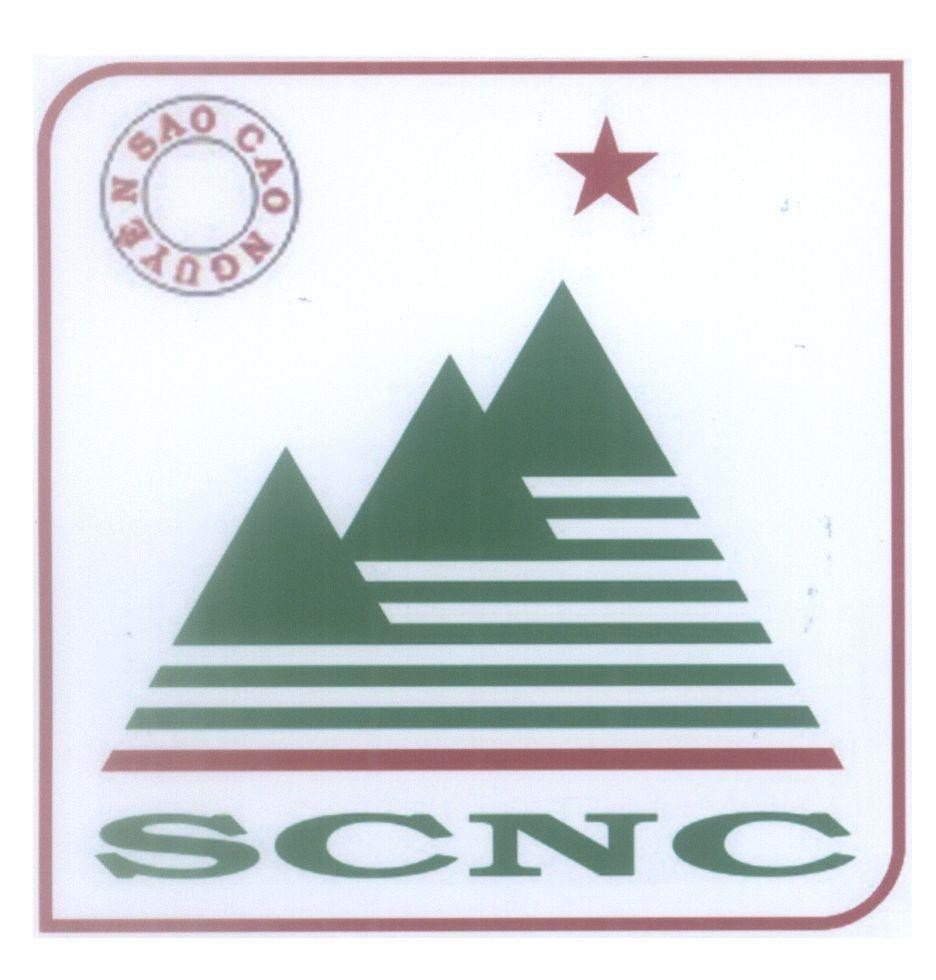 Mẫu nhãn hiệu SCNC Sao Cao Nguyên