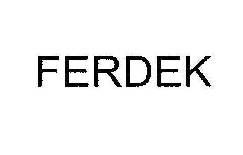 Mẫu nhãn hiệu FERDEK
