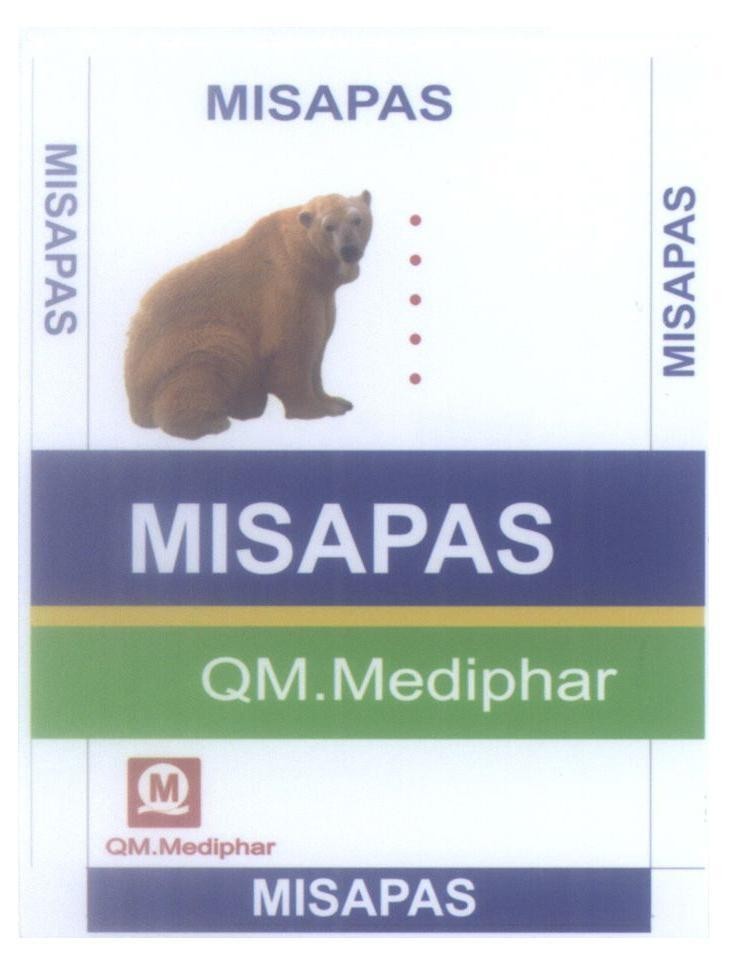 Mẫu nhãn hiệu M Q MISAPAS QM.Mediphar