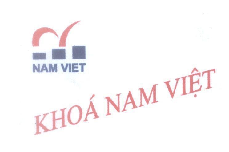 Mẫu nhãn hiệu NAM VIET Khoá Nam Việt