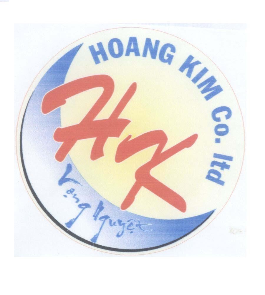 Mẫu nhãn hiệu HK HOANG KIM Co.ltd Vọng Nguyệt