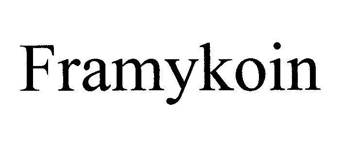 Mẫu nhãn hiệu Framykoin