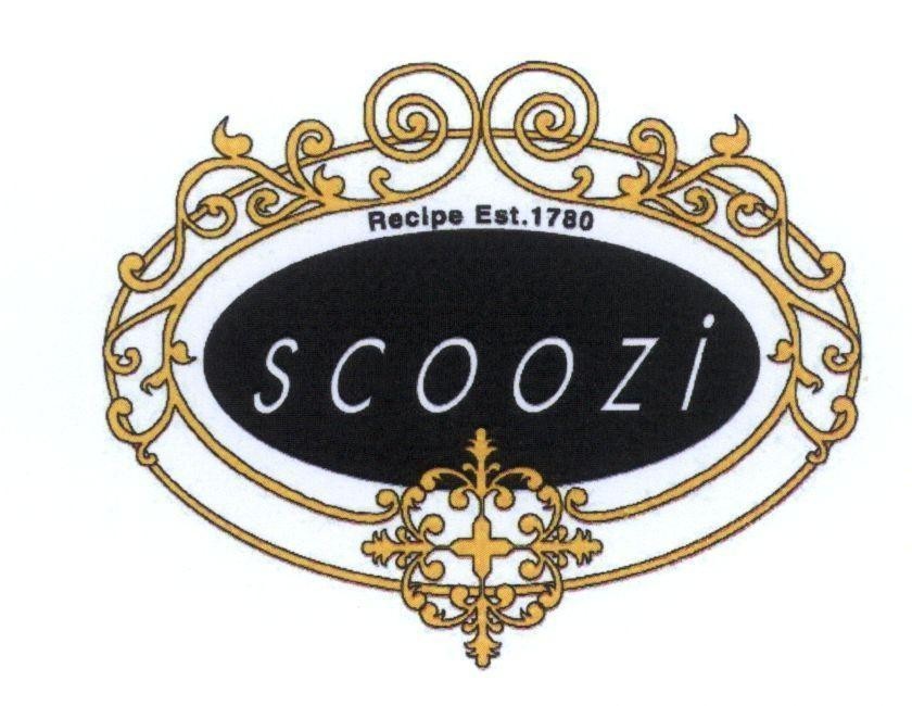 Mẫu nhãn hiệu SCOOZI Recipe Est.1780