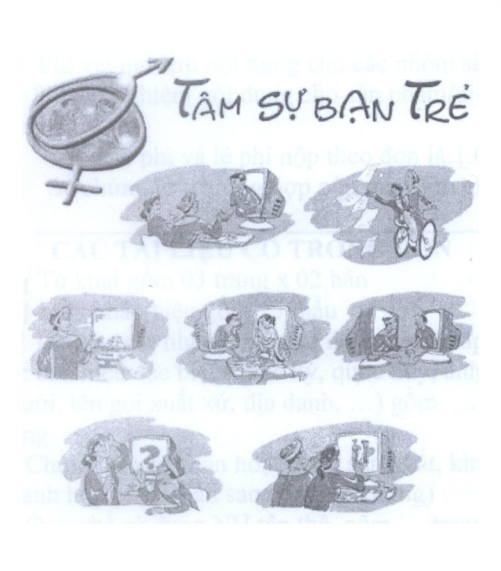 Mẫu nhãn hiệu Tâm Sự Bạn Trẻ
