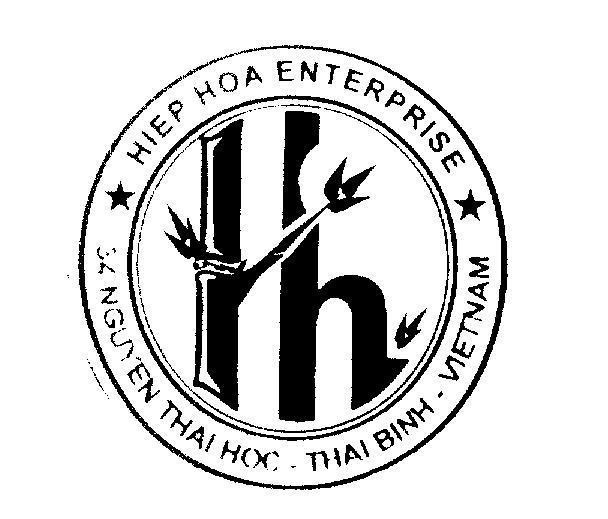 Mẫu nhãn hiệu HIEP HOA ENTERPRISE 34 NGUYEN THAI HOC - THAI BINH - VIET NAM Hh