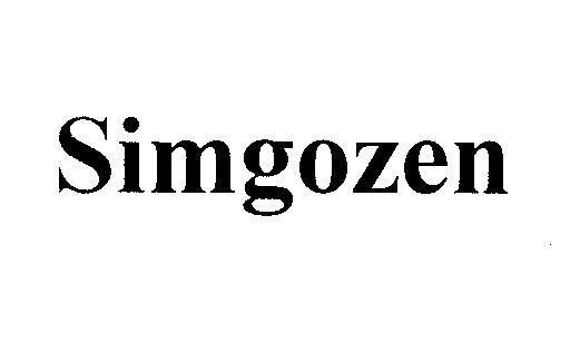 Mẫu nhãn hiệu Simgozen