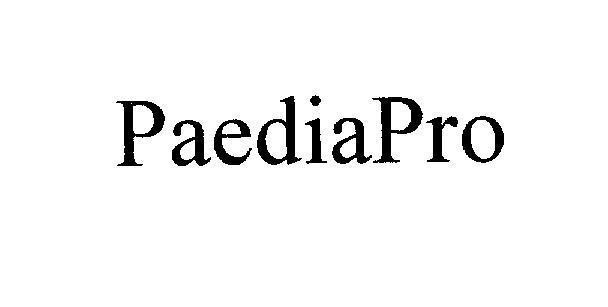 Mẫu nhãn hiệu PaediaPro