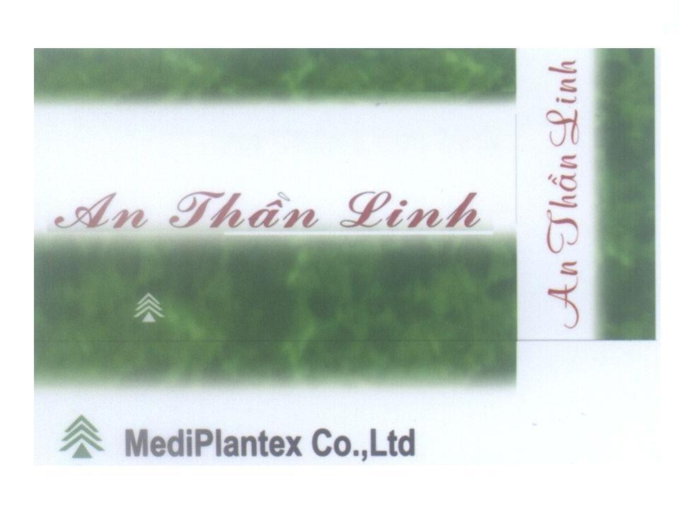 Mẫu nhãn hiệu An Thần Linh MediPlantex Co.,Ltd