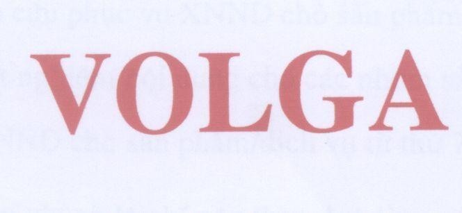 Mẫu nhãn hiệu VOLGA