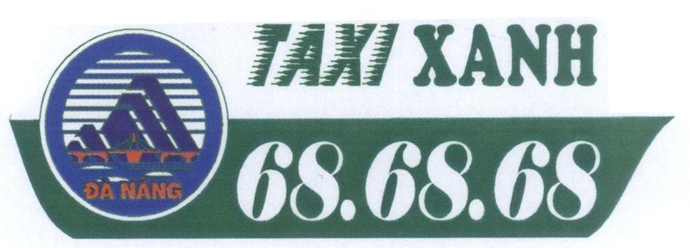 Mẫu nhãn hiệu TAXI XANH 68.68.68 Đà Nẵng