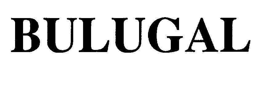 Mẫu nhãn hiệu BULUGAL