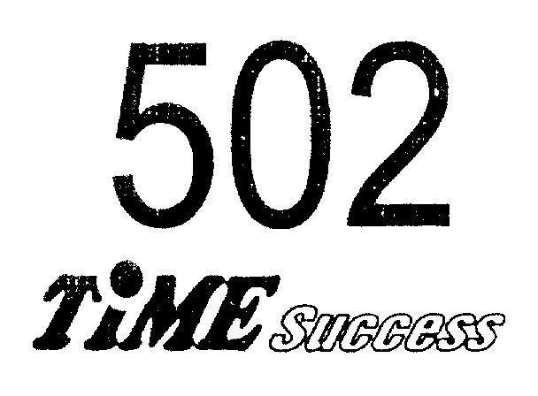 Mẫu nhãn hiệu 502 TiME Success