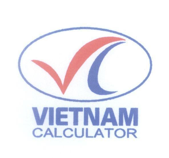 Mẫu nhãn hiệu VC VIETNAM CALCULATOR