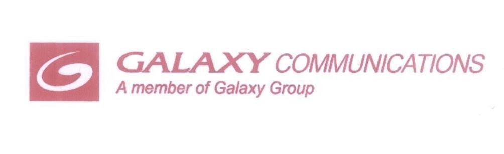 Mẫu nhãn hiệu G GALAXY COMMUNICATIONS A member of Galaxy Group