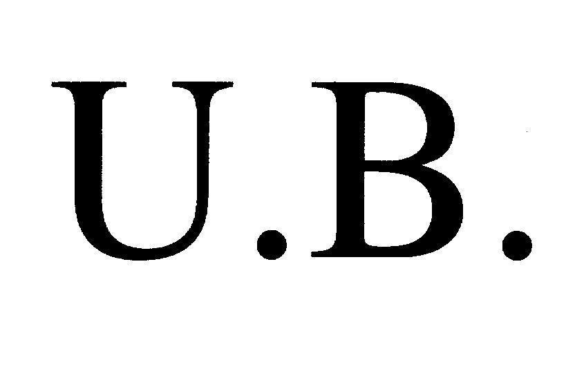 Mẫu nhãn hiệu U.B .