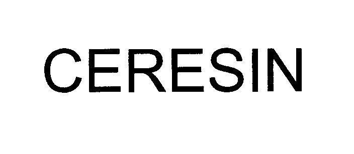 Mẫu nhãn hiệu CERESIN