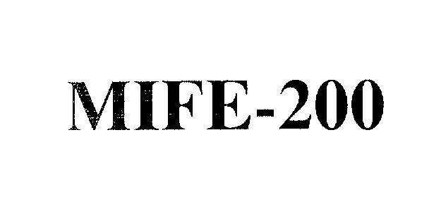 Mẫu nhãn hiệu MIFE-200