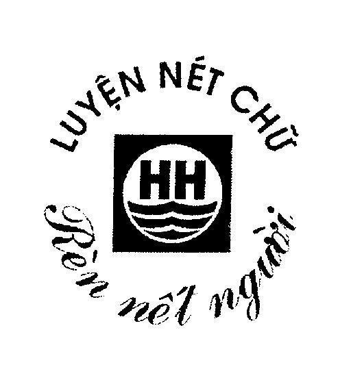 Mẫu nhãn hiệu HH Luyện nét chữ Rèn nết người