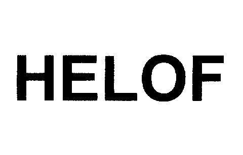Mẫu nhãn hiệu HELOF
