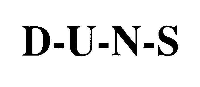 Mẫu nhãn hiệu D-U-N-S