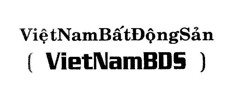 Mẫu nhãn hiệu ViệtNamBấtĐộngSản ( VietNamBDS )