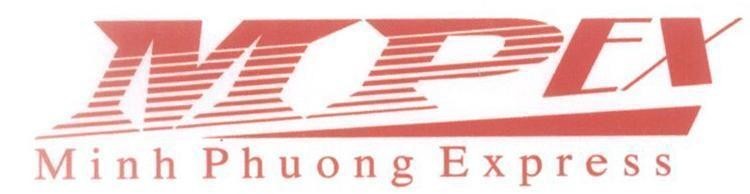 Mẫu nhãn hiệu MPEX Minh Phuong Express