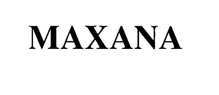 Mẫu nhãn hiệu MAXANA
