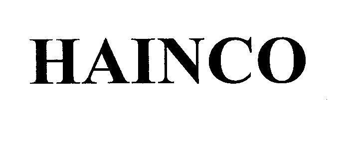 Mẫu nhãn hiệu HAINCO